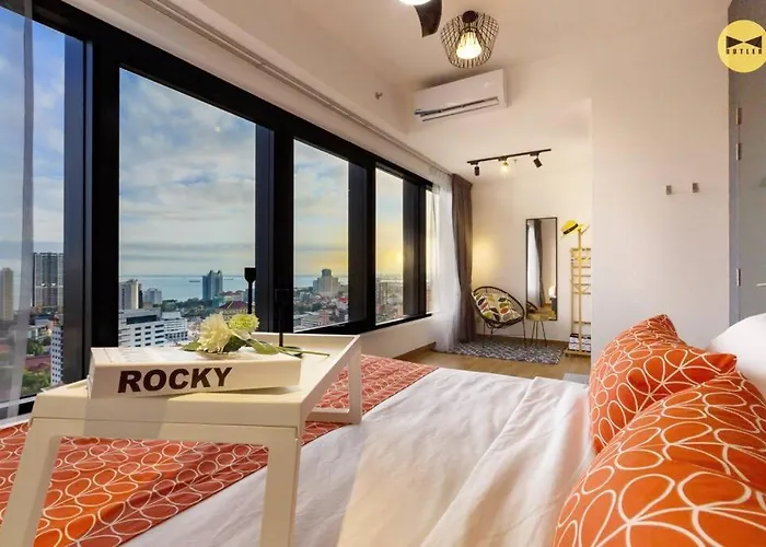 Seaview Sunrise 1Br At Tropicana 218 At Central Location & Food Hunt Friendly
